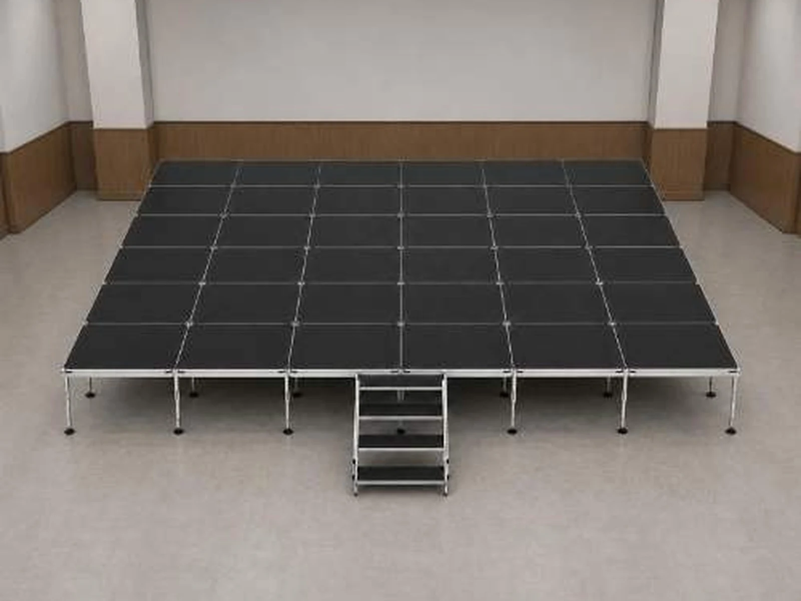 Vista 34 de Set Escenario 12x6 Metros con Escalera Optux