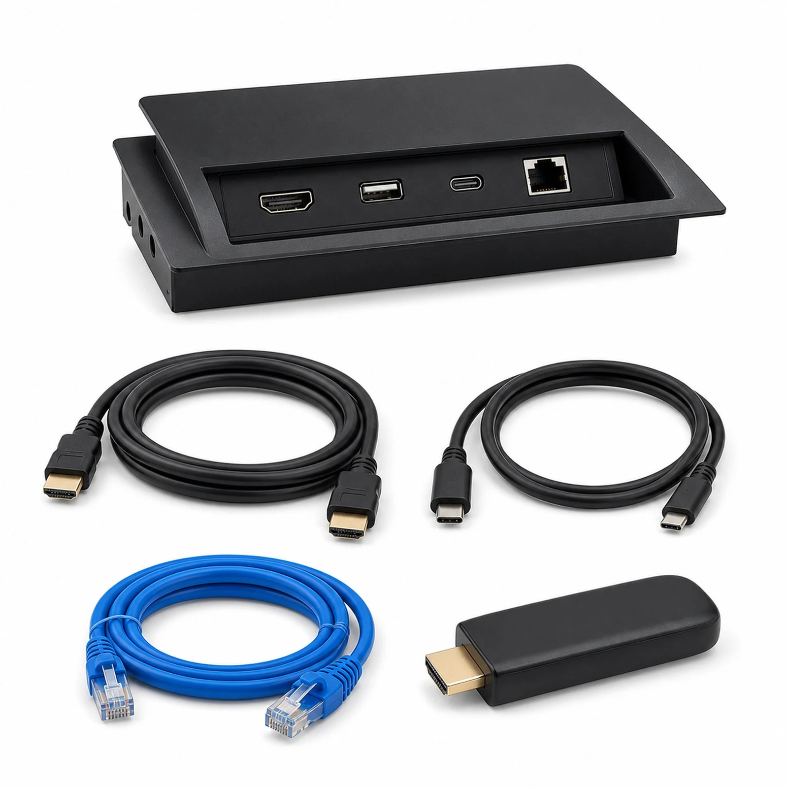 Punto HDMI y cableado profesional